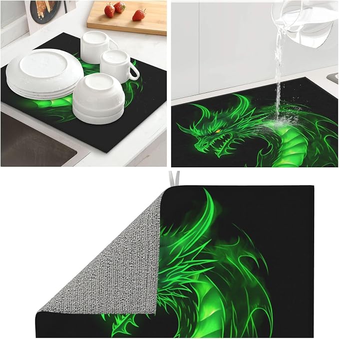 Green Glowing Dragon