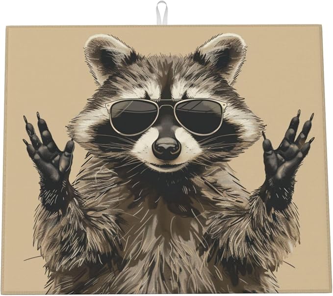 Black Sunglasses Cool Raccoon