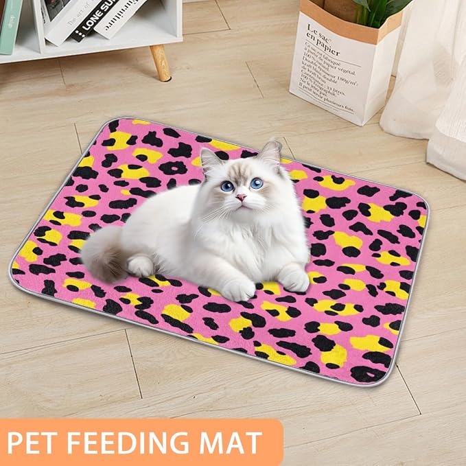 Pink Yellow Leopard
