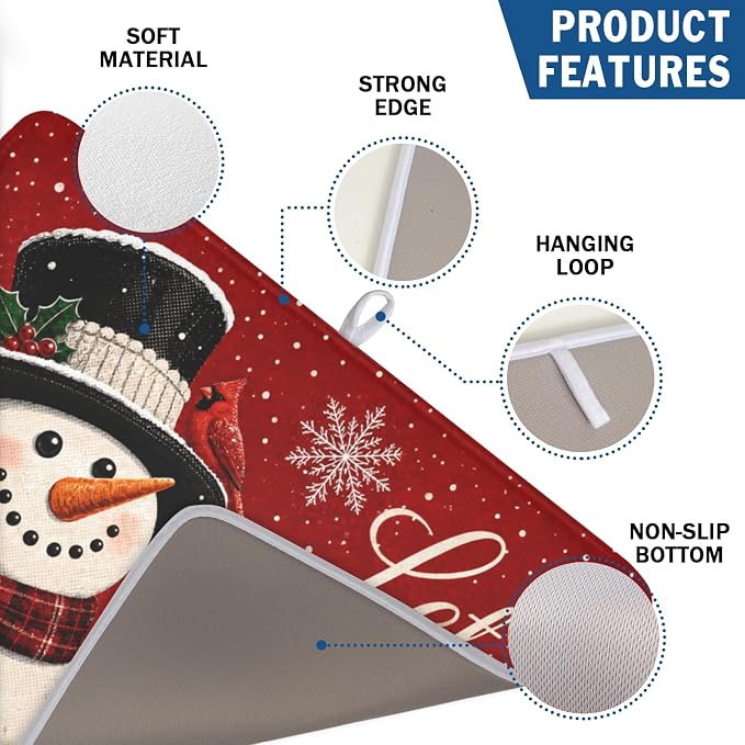 Christmas-snowman scarf