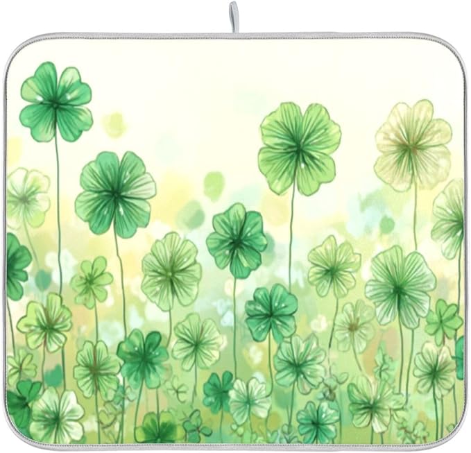 green clover field