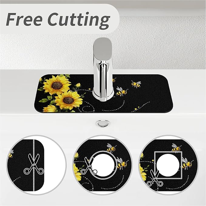 sunflowers-and bees-