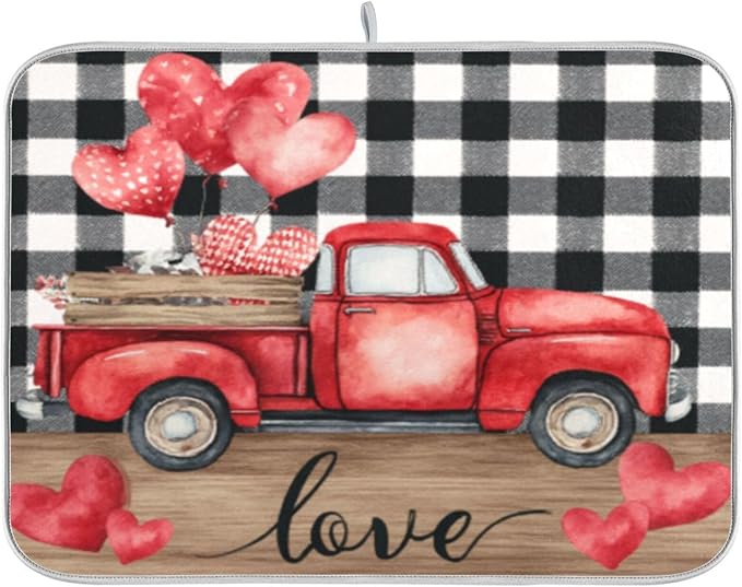 truck heart balloons