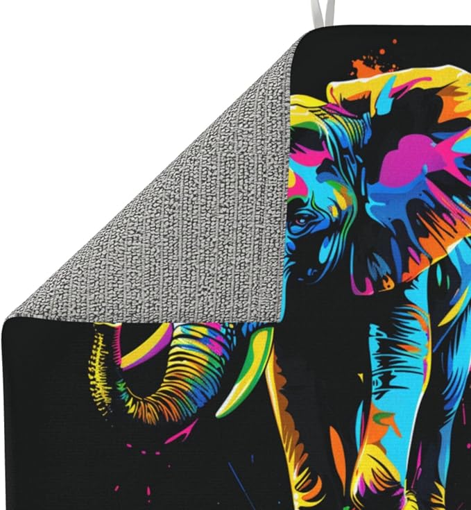 Pop Art Colorful Elephant