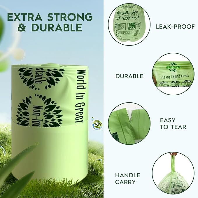 1.6 Gal, Handles Bags, 50 Count