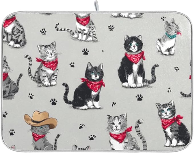 playful kittens in cowboy attire