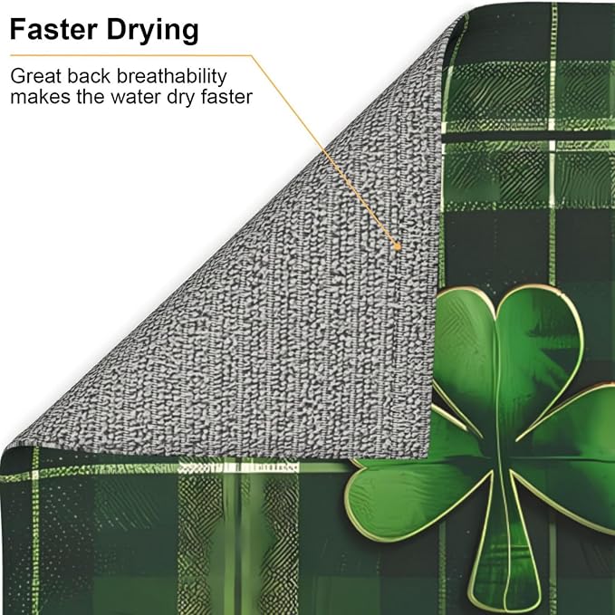 Buffalo Plaid Leaf Clover