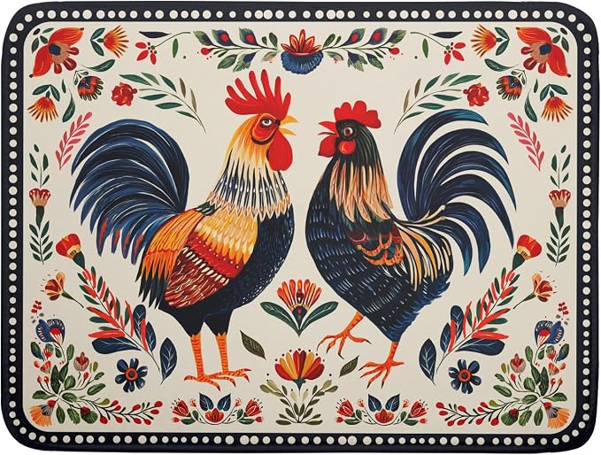 Chicken Art White