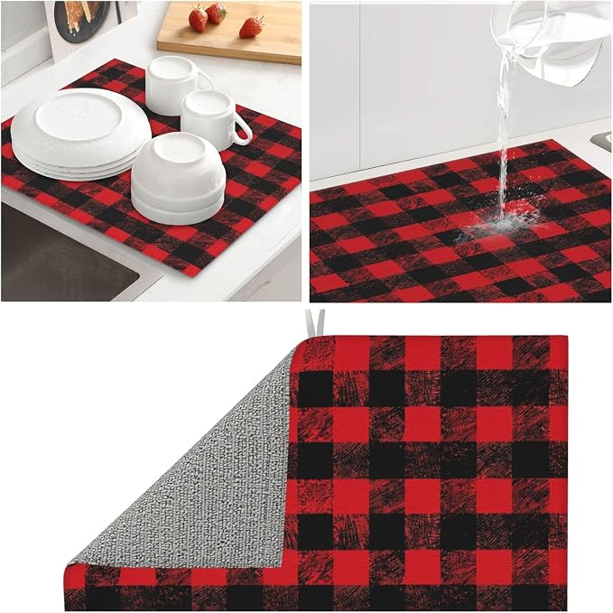 Red Black Buffalo Plaid
