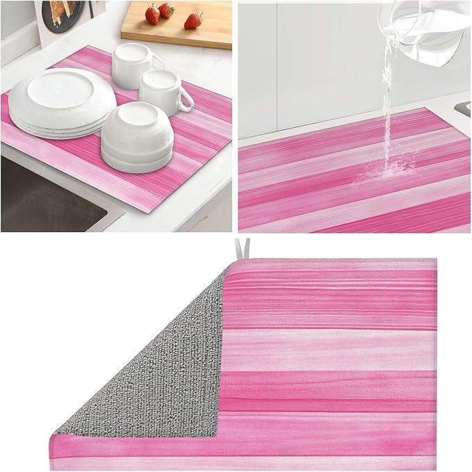 Ombre Pink Wood Grain