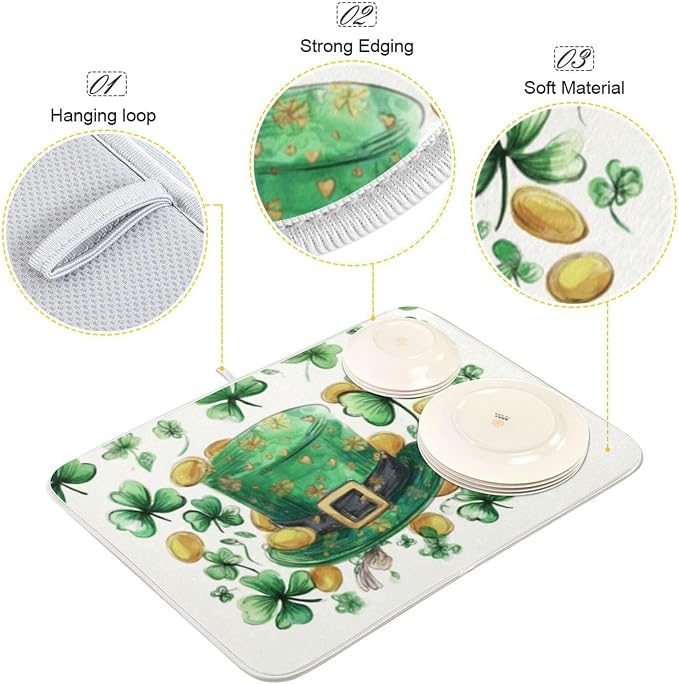 irish hat clovers gold coins