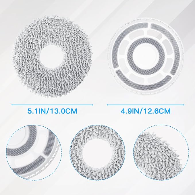 for Roborock Qrevo Curv/Qrevo Edge/Saros 10R/Qrevo Curv S5X/Qrevo EDGE S5A