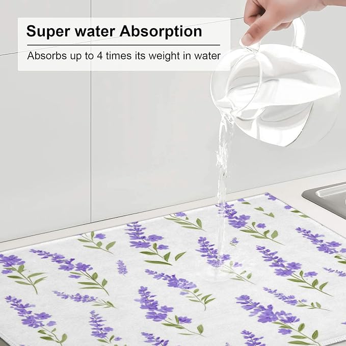 Lavender White Pattern