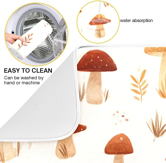 Beige Mushroom Leaves