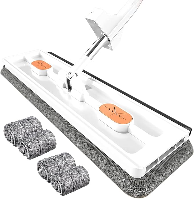 White With 4 Mop Pads