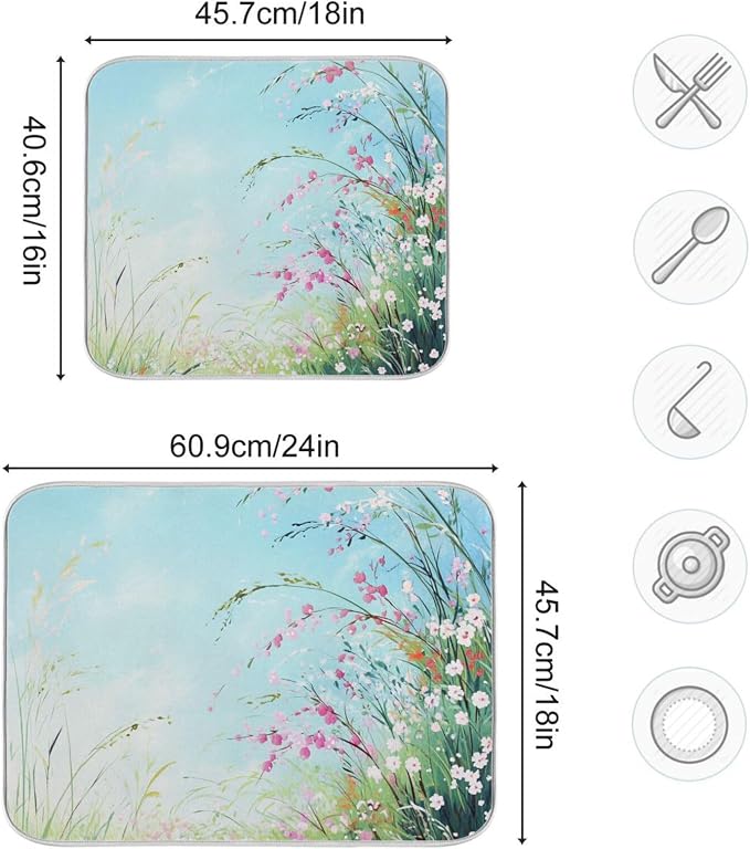 Spring Floral Grass