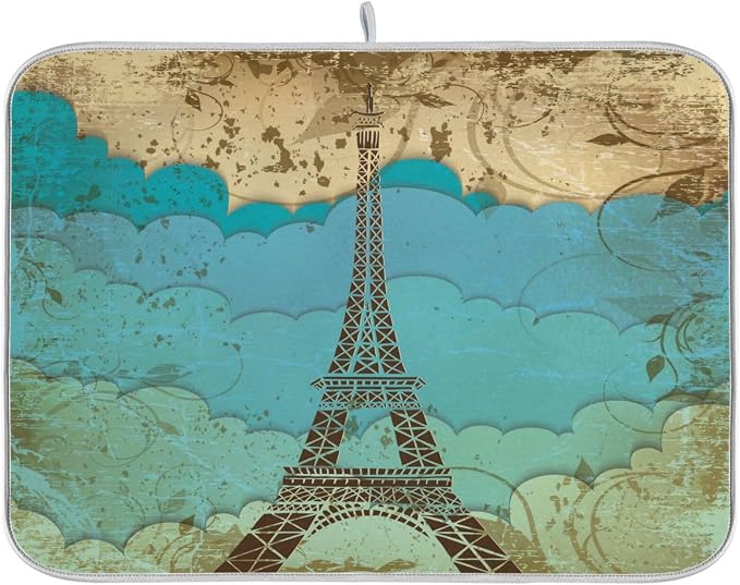 Eiffel Tower with Clouds