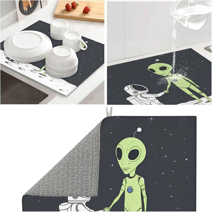Astronaut Alien Handshake