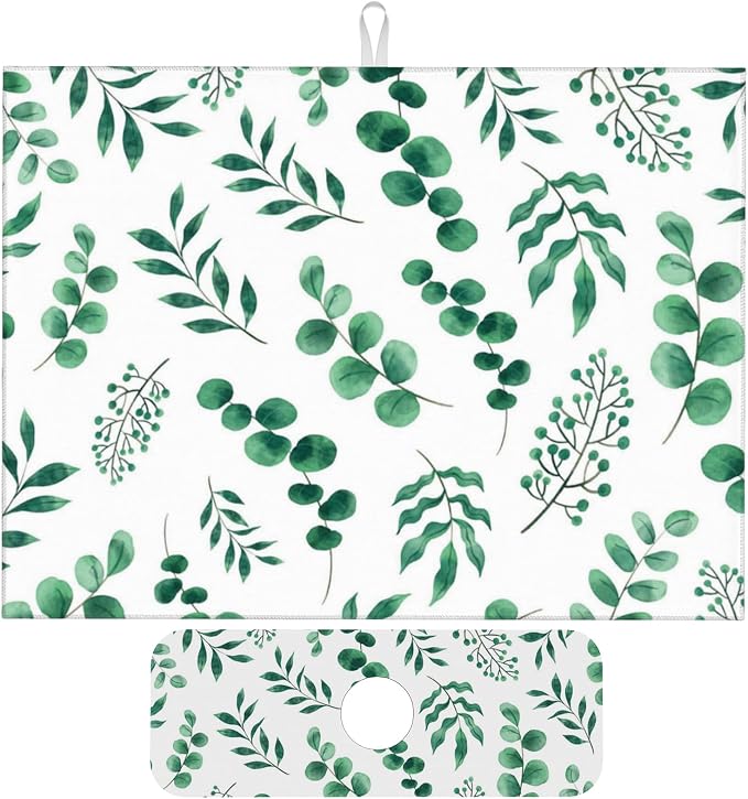 Watercolor Plant Green Leaves