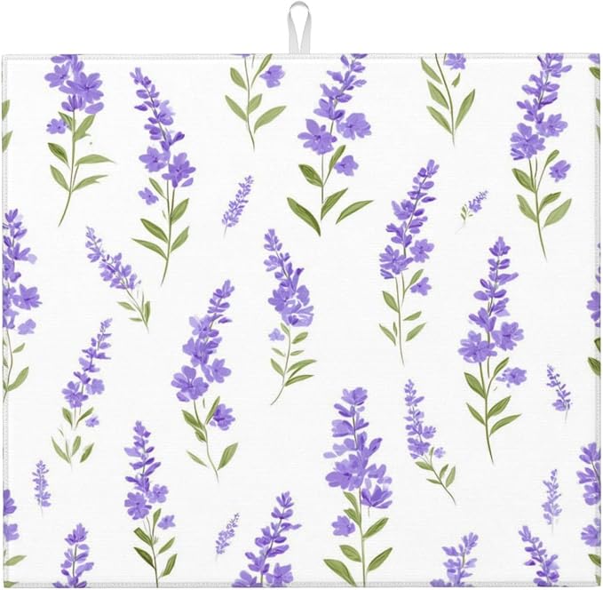 Lavender White Pattern