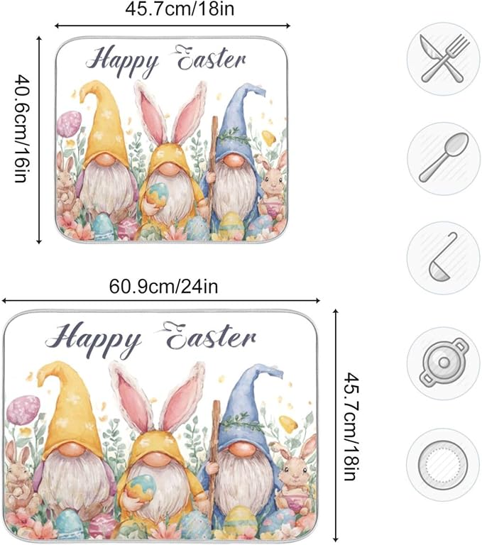 easter gnomes with bunny ears