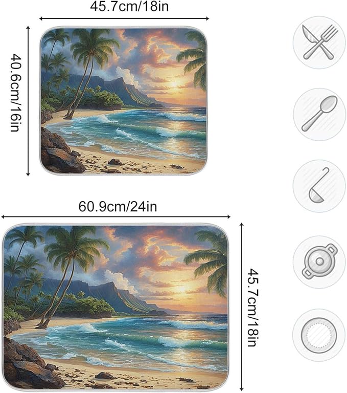 tropical beach palm tree