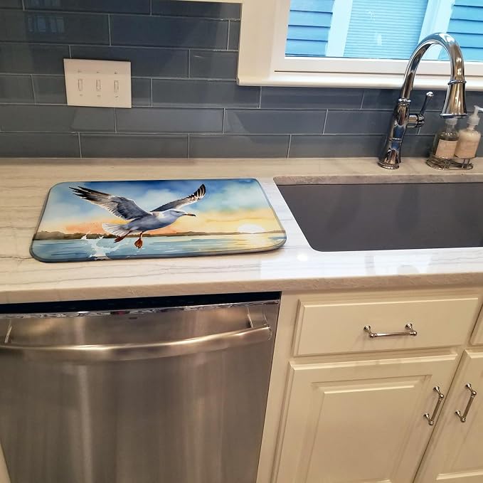 Gull Flying Low 7516