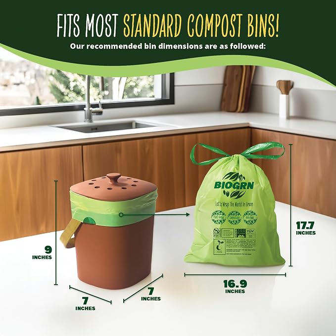 3 Gal, Drawstring Bags, 50 Count