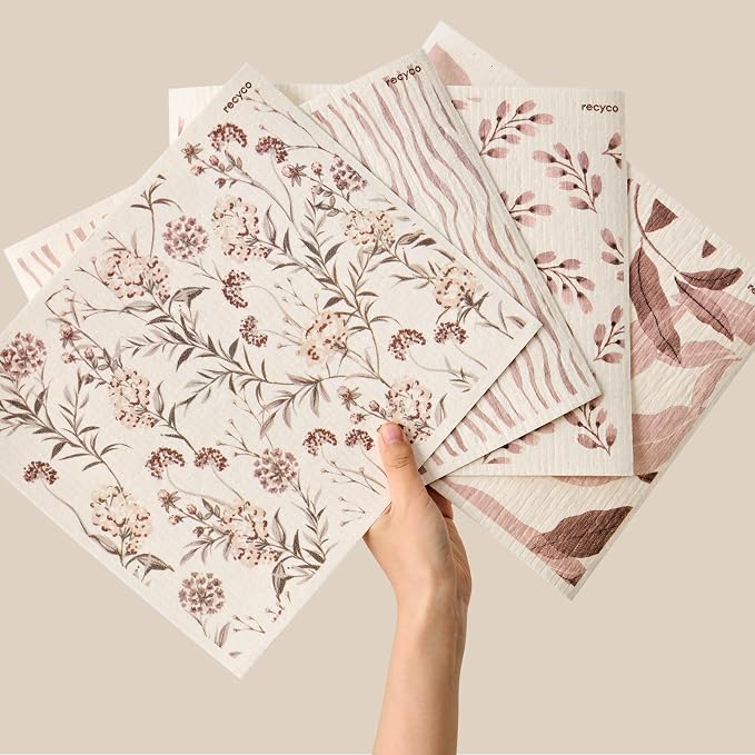 Watercolor Florals Terracotta - Xl 4 Pack
