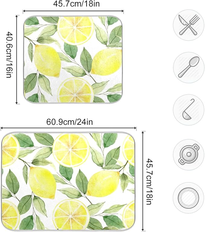 5 Yellow Lemon and Half Lemon