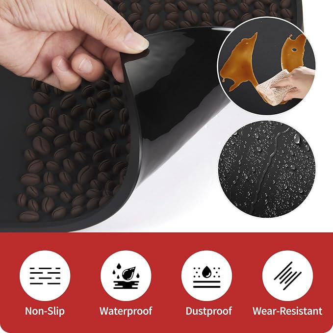 Two-color design with a flat surface and beans