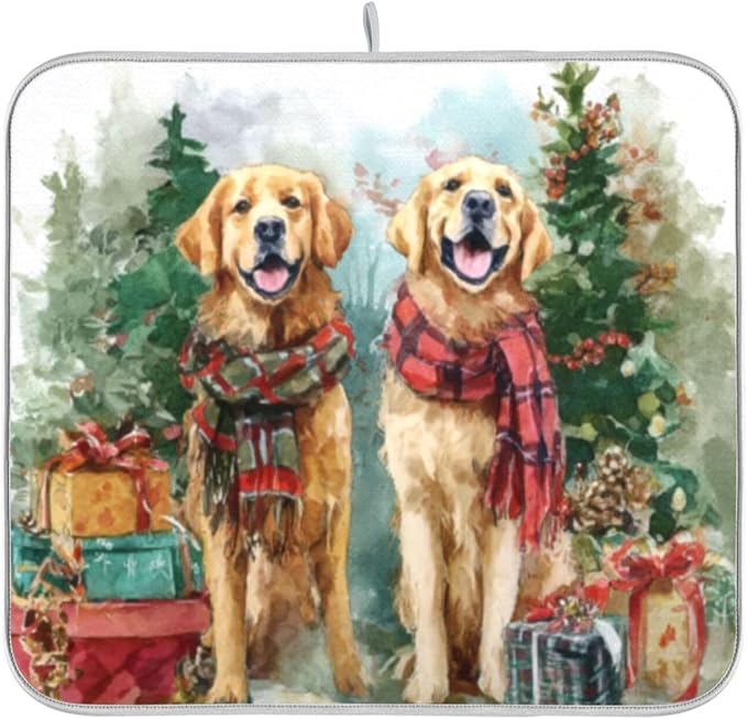 golden retrievers christmas
