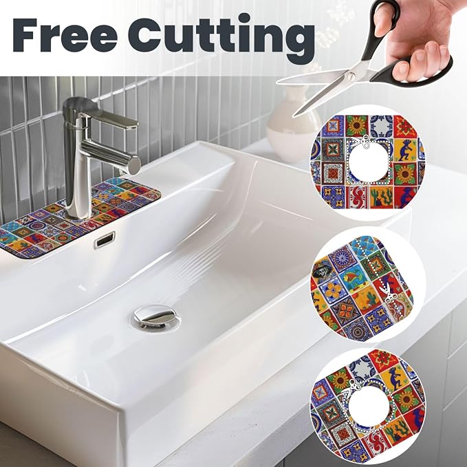 Mexican Tiles Multicolored Bright Colorful