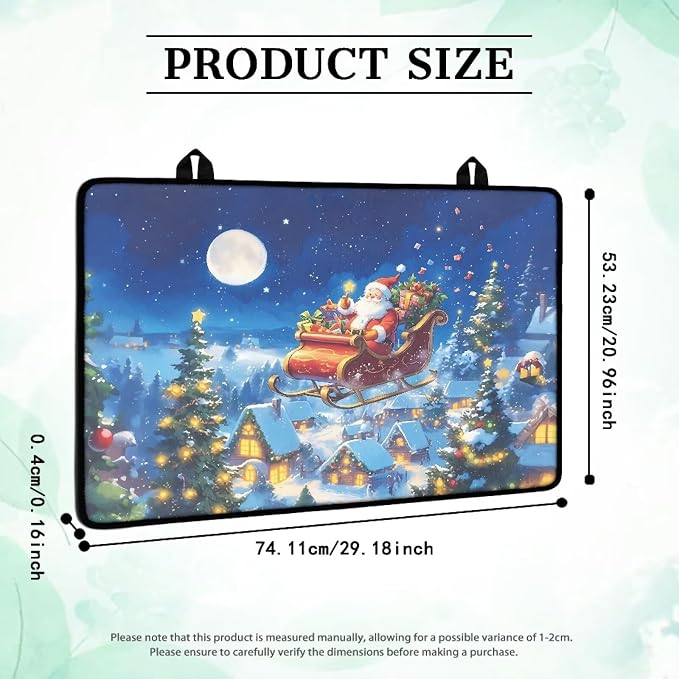 Santa Claus And Moon