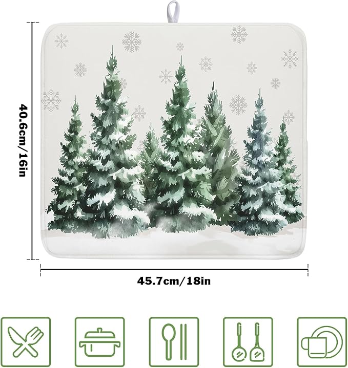 Christmas Pine Tree-White