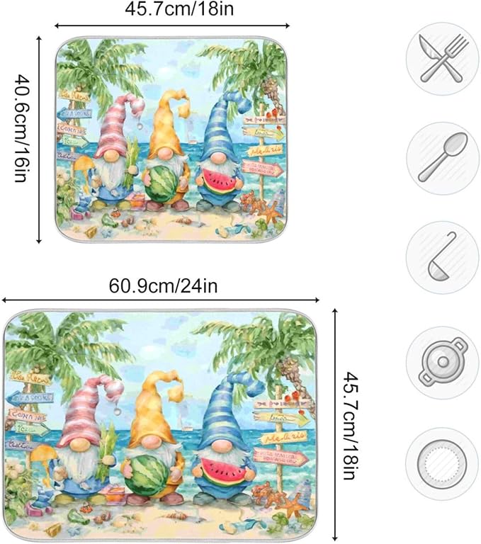 gnomes at the beach