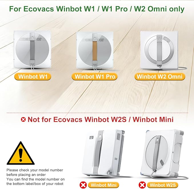 W2 Omni/W1-9PCS Mop Pads