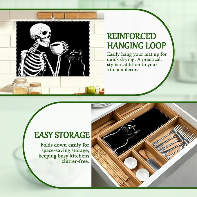 Skeleton Coffee Cat