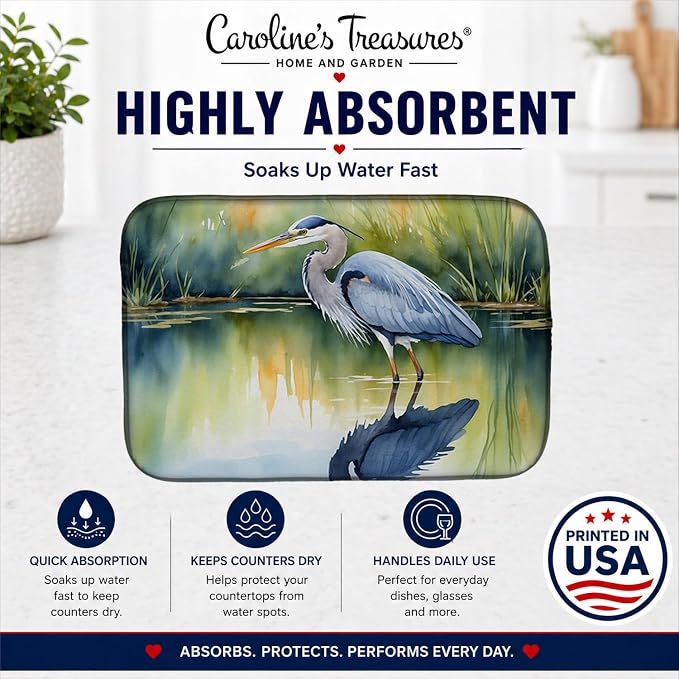 Blue Heron Stalking Prey 7505