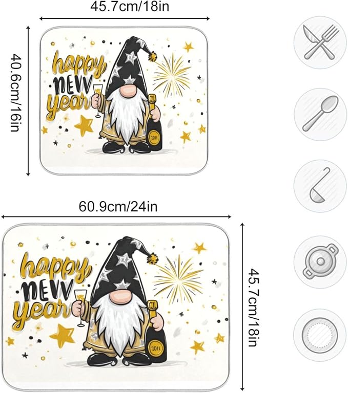 cute gnome new year