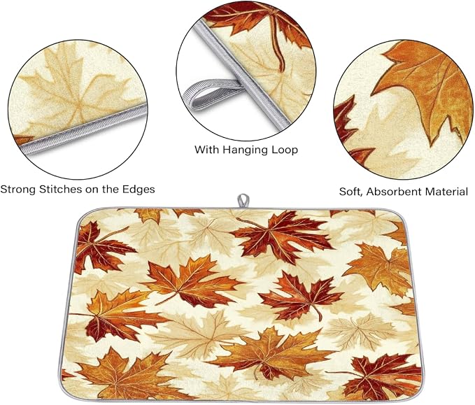 Brown Gold Maple Leaf
