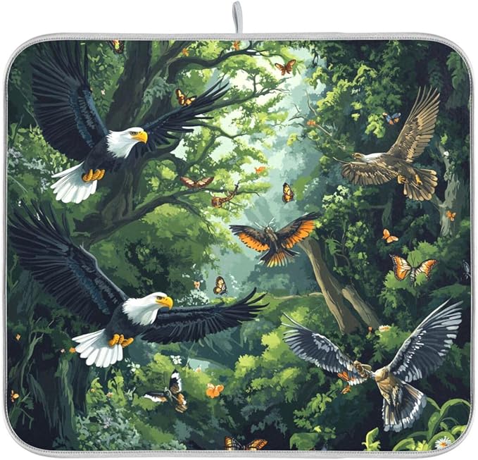 Bald Eagles and Forest Butterflies Bees