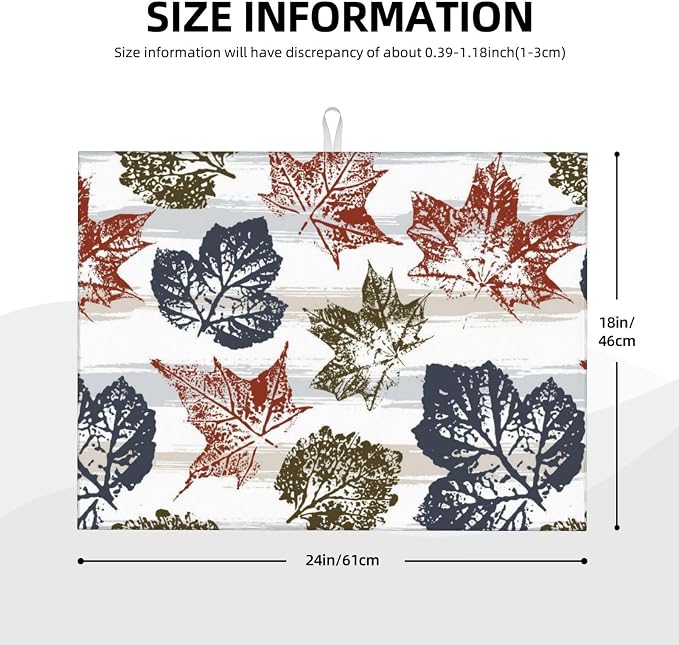 Blue Red Maple Leaves