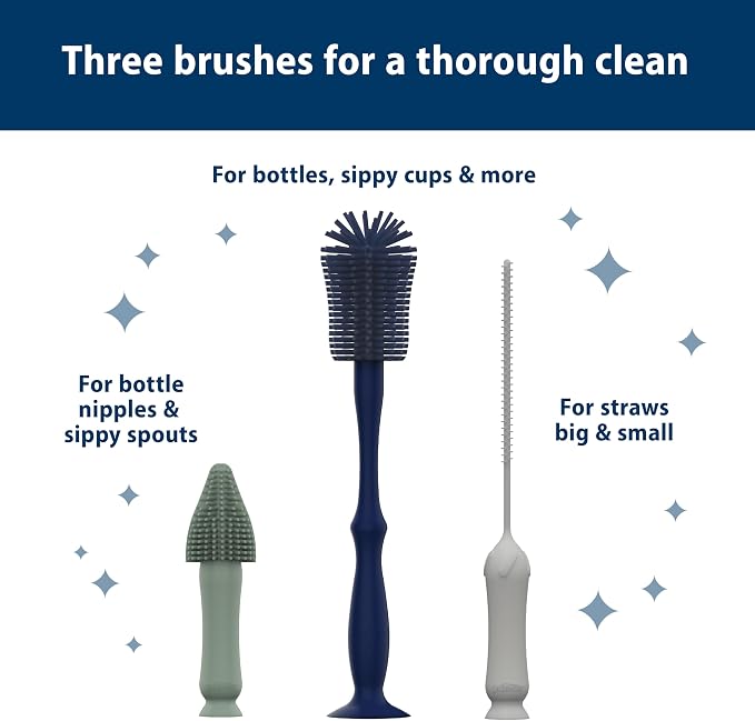 Silicone Cleaning Brush Set