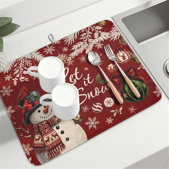 Christmas-red snow