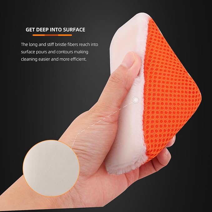 10pcs Car Interior Scrubbing Sponge