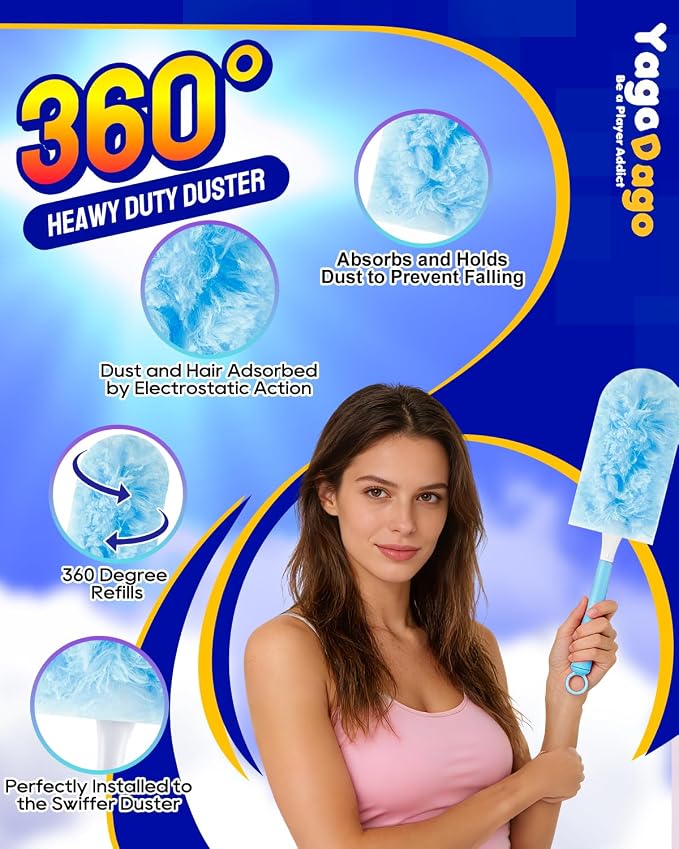 30+2 Pack-unscented(360°& Blue(short Handles))