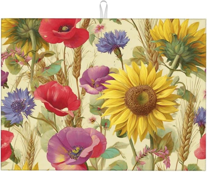 Fall Sunflowers Cornflowers