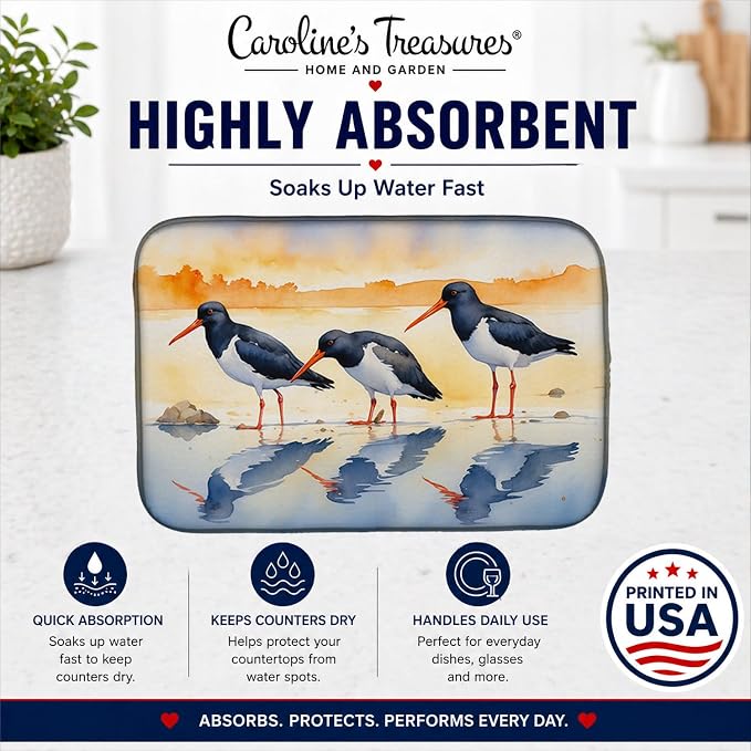 Oystercatchers Foraging 7522