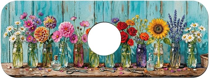Mason Jar Sunflower Floral